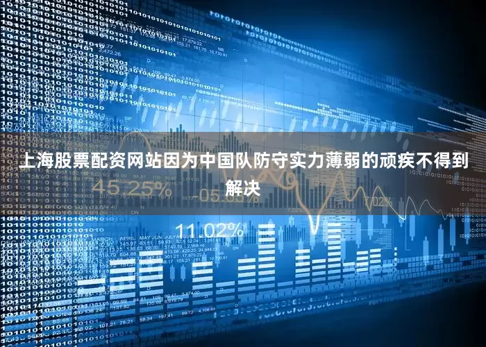 上海股票配资网站因为中国队防守实力薄弱的顽疾不得到解决